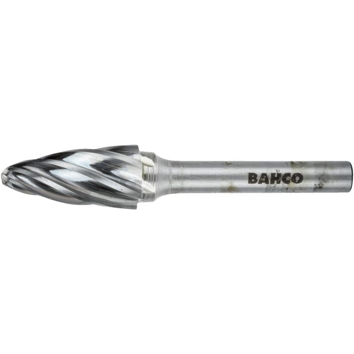 Roterande Fil 8 mm Aluminium Spetsad Rundad Topp BAHCO Längd: 70 mm / Antal tänder: 6 / Tandning: AL – bild 3