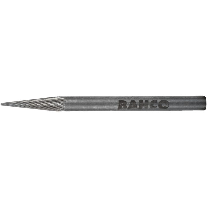 Roterande Fil 8 mm Metall Konisk Spetsad Topp BAHCO Längd: 65 mm / Antal tänder: 24 / Tandning: M* – bild 3