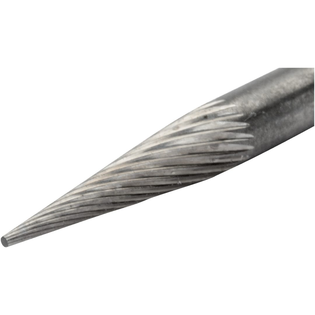 Roterande Fil 8 mm Metall Konisk Spetsad Topp BAHCO Längd: 65 mm / Antal tänder: 24 / Tandning: M* – bild 2