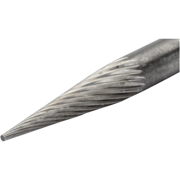 Roterande Fil 8 mm Metall Konisk Spetsad Topp BAHCO Längd: 65 mm / Antal tänder: 24 / Tandning: M* – bild 2