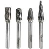 Roterande fil, tandning 3 Procut HÅRDMETALLFIL SATS NR 6 – miniatyr 2