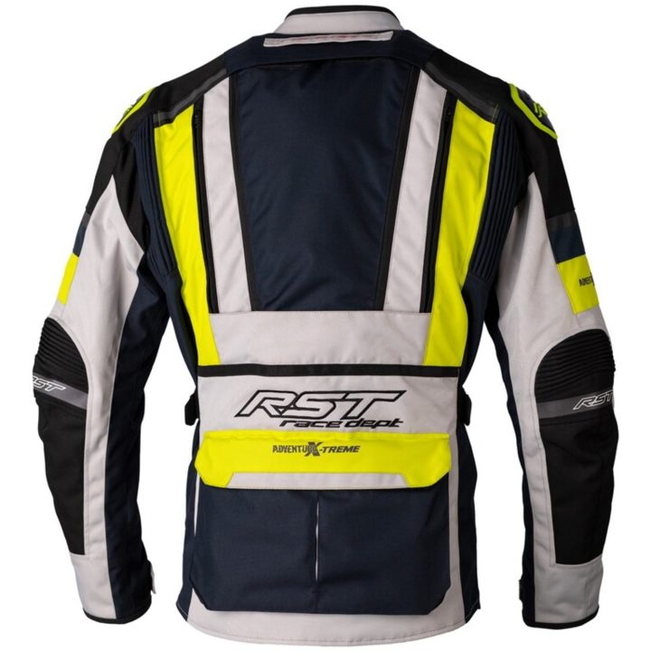 RST MC-Jacka Adventure X-Treme CE Silver/Marinblå/Gul s – bild 5
