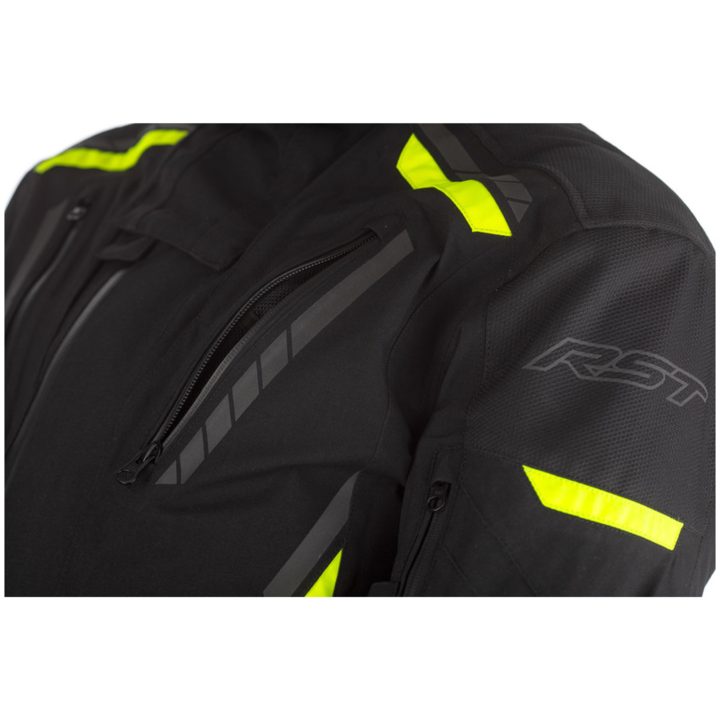 RST MC-Jacka Pathfinder CE Svart/Neongul L – bild 11