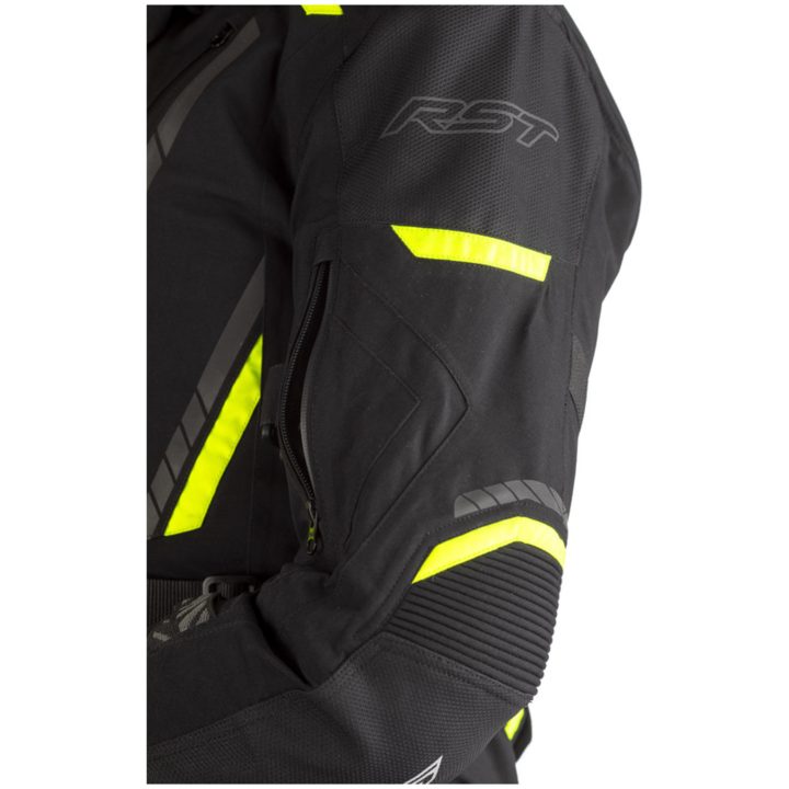 RST MC-Jacka Pathfinder CE Svart/Neongul L – bild 4