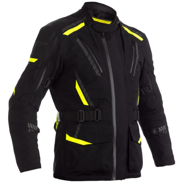 RST MC-Jacka Pathfinder CE Svart/Neongul L – bild 2