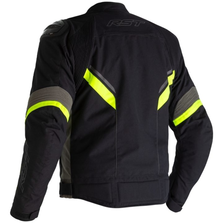 RST MC-Jacka Sabre Airbag Svart/Grå/Neongul M – bild 6