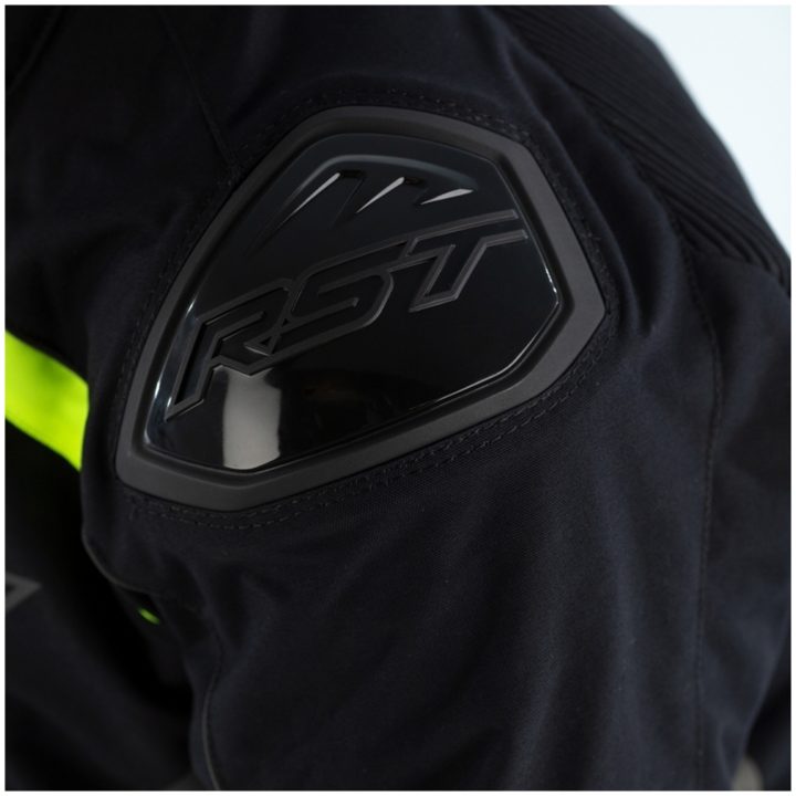 RST MC-Jacka Sabre Airbag Svart/Grå/Neongul M – bild 5