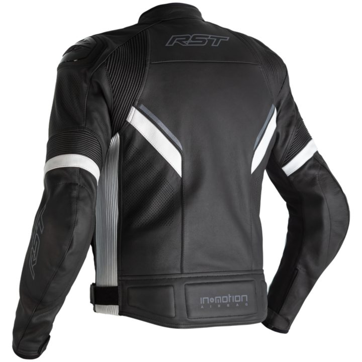 RST Skinnjacka Sabre Airbag Svart/Vit XS – bild 6