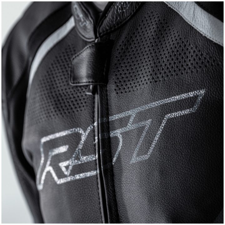 RST Skinnjacka Sabre Airbag Svart/Vit XS – bild 5