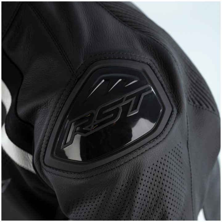 RST Skinnjacka Sabre Airbag Svart/Vit XS – bild 3