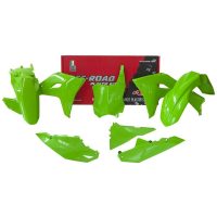 Rtech, Plastkit, O.E.M GRÖN, Kawasaki 24-26 KX450/KX450X, 25-26 KX250/KX250X