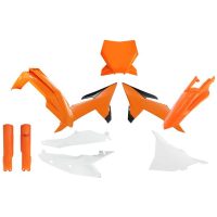 Rtech, Plastkit, O.E.M VIT ORANGE, KTM 25 450 SX-F, 25-26 250 SX, 25 250 SX-F, 25 350 SX-F, 25 125 SX/150 SX/300 SX