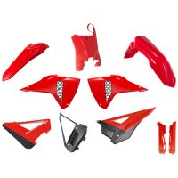 Rtech, Plastkit, Revolution, SVART RÖD, Honda 25 CRF450R, 26 CRF450R, 25-26 CRF250R