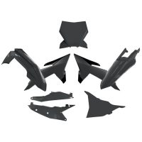 Rtech, Plastkit, SVART, KTM 25 450 SX-F, 25-26 250 SX, 25 250 SX-F, 25 350 SX-F, 25 125 SX/150 SX/300 SX