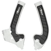 Rtech, Ramskydd, SVART VIT, Husqvarna 20-24 TC 85, 18-19 TC 85 (17/14)/TC 85 (19/16), GasGas 21-24 MC 85