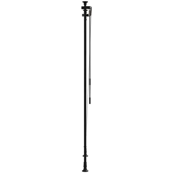 Rullgardin utomhus gul och vit tyg&stål vidaXL 120 x 270 cm – bild 4