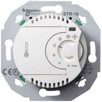 RUMSTERMOSTAT 16A VIT RENOVAKOMPLETTERAS MED LÄMPLIG Schneider Electric