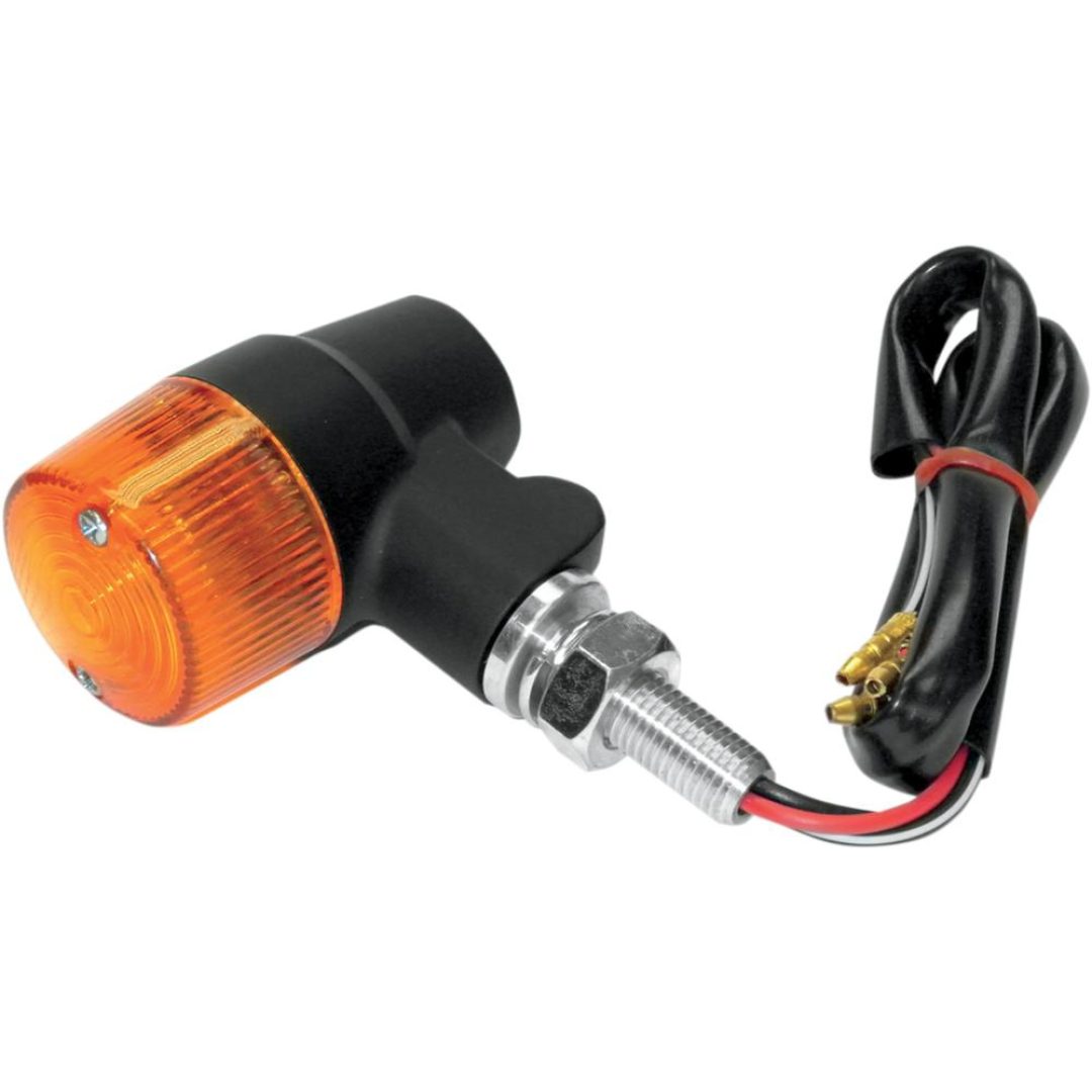 Rund Markeringlampa Orange/Svart/Matt K&S Technologies MARKR LGHT D/F AMB/BLK