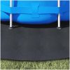 Runda Poolöverdrag Svart Polyeten 396 cm Hållbart vidaXL ⌀396 cm (2 mm) – miniatyr 4