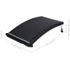Rundad solpanel för pool 2 st vidaXL 110 x 65 cm – miniatyr 12
