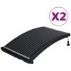 Rundad solpanel för pool 2 st vidaXL 110 x 65 cm – miniatyr 1