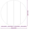 Runt Poolöverdrag Svart Polyeten 458 cm vidaXL ⌀458 cm (2 mm) – miniatyr 8