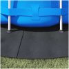 Runt Poolöverdrag Svart Polyeten Poolöverdrag Runt vidaXL ⌀428 cm – miniatyr 4