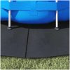 Runt Poolöverdrag Svart PVC Poolöverdrag Rund Modern vidaXL ⌀244 cm – miniatyr 4