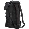 Ryggsäck Voyager Sissy Bar Cordura Läder Svart BURLY BRAND – miniatyr 1