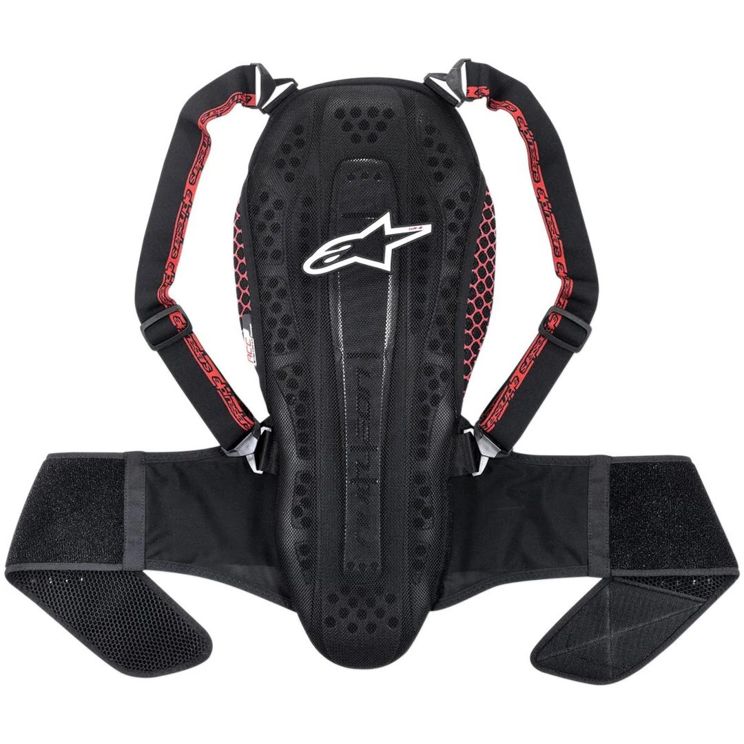 Ryggskydd Nuc Kr-2 Svart/Röd ALPINESTARS XL
