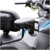 Ryggstöd Deluxe Passagerare Svart SHOW CHROME – miniatyr 3