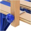 Ryggstöd för kälke blå plywood vidaXL – miniatyr 4