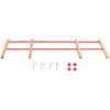 Ryggstöd för kälke röd plywood vidaXL – miniatyr 2