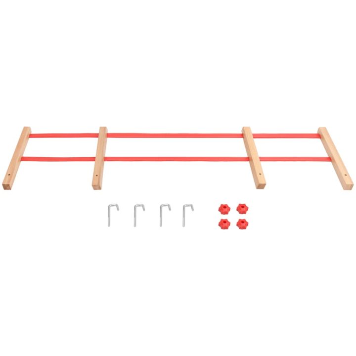 Ryggstöd för kälke röd plywood vidaXL – bild 2
