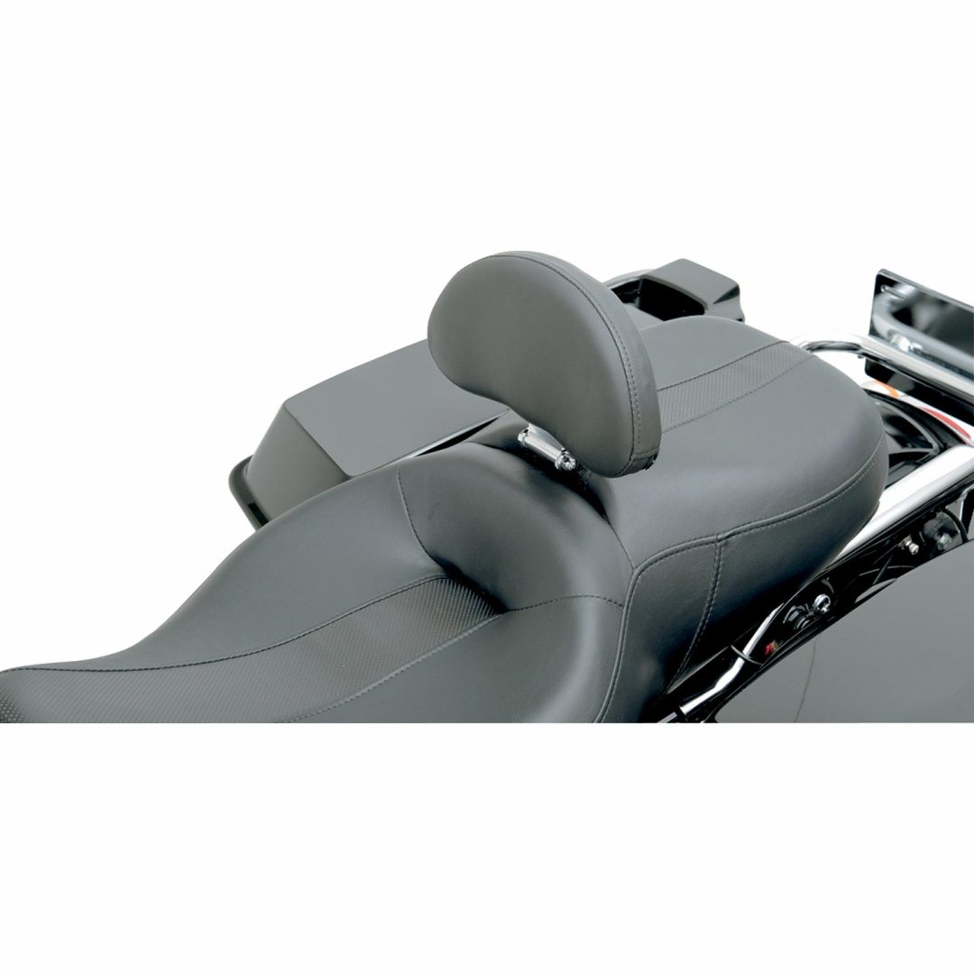 Ryggstöd Läder Ez Glide Ii Svart/chrome DRAG SPECIALTIES Small