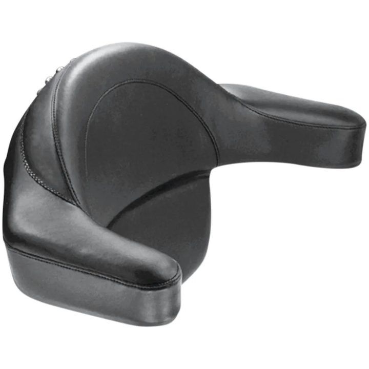 Ryggstöd Med Armstöd Svart Vinyl MUSTANG BACKREST EXT ARM PLN FLT – bild 2