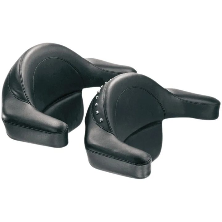Ryggstöd Med Armstöd Svart Vinyl MUSTANG BACKREST EXT ARM PLN FLT – bild 3