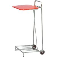 Säckhållare Krom Med Fotpedallock NONAME