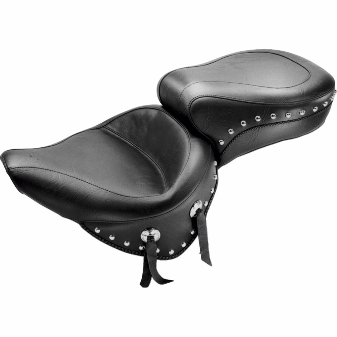 Sadel 2-Up Studded Svart MUSTANG