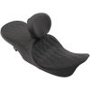 Sadel 2-Up Touring Low Profile Läder Svart DRAG SPECIALTIES – miniatyr 3