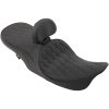 Sadel 2-Up Touring Low Profile Läder Svart DRAG SPECIALTIES – miniatyr 2