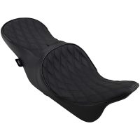 Sadel 2-Up Touring Low Profile Läder Svart DRAG SPECIALTIES