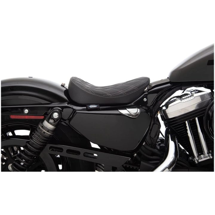 Sadel Bobber Solo Svart/silver DRAG SPECIALTIES – bild 3