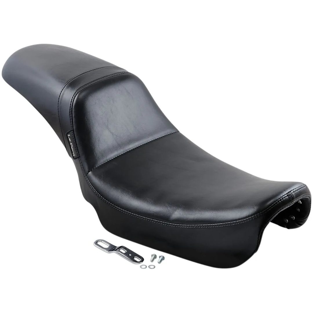 Sadel Daytona Daddy Long Legs 2-up Svart Vinyl LE PERA Sadel – bild 2