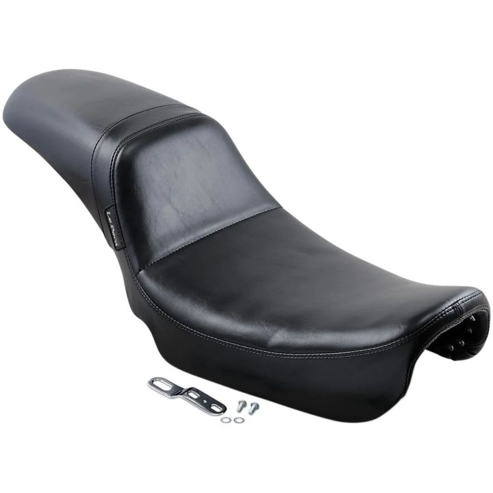 Sadel Daytona Daddy Long Legs 2-up Svart Vinyl LE PERA Sadel – bild 2