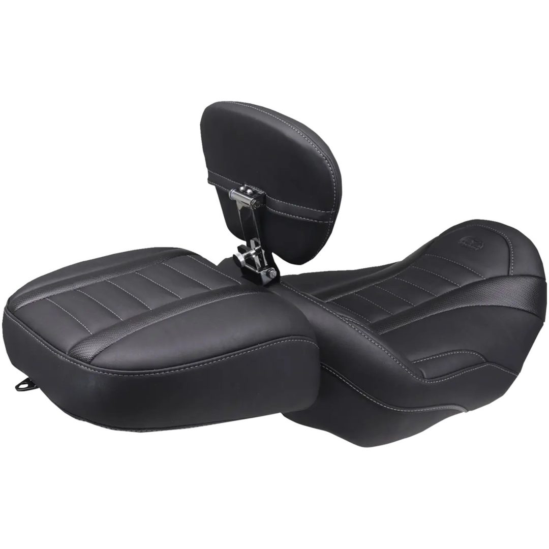 Sadel Deluxe Touring Svart MUSTANG – bild 2