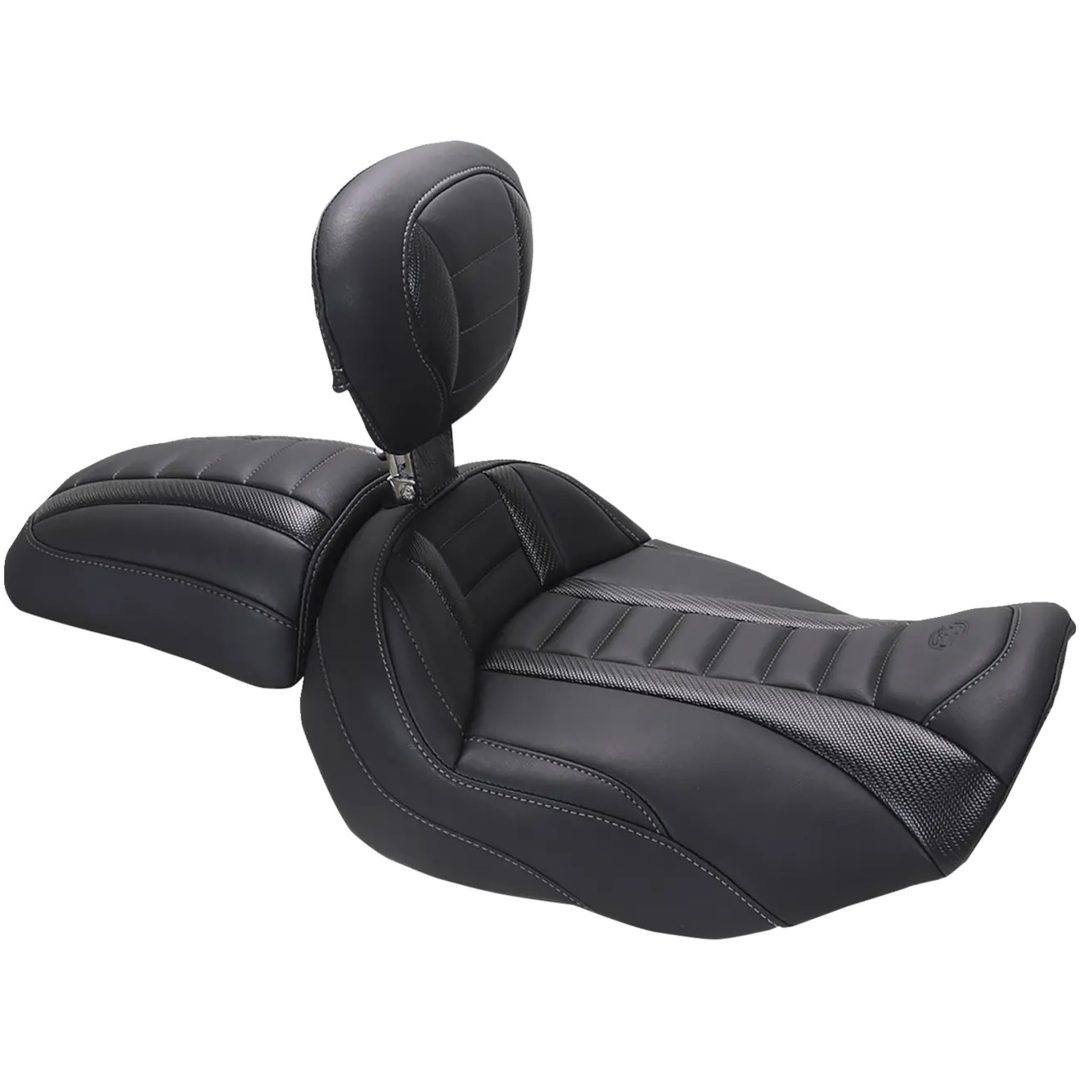 Sadel Deluxe Touring Svart MUSTANG – bild 4