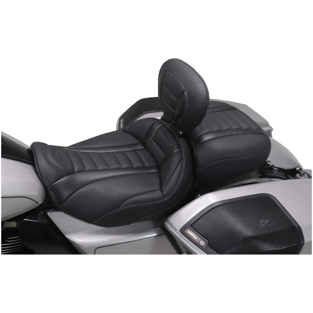 Sadel Deluxe Touring Svart MUSTANG – bild 5