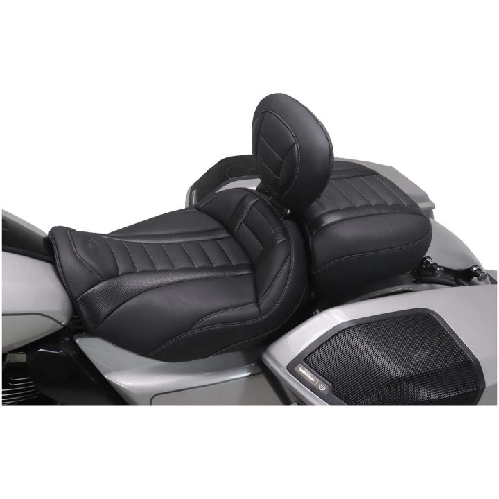 Sadel Deluxe Touring Svart MUSTANG – bild 5