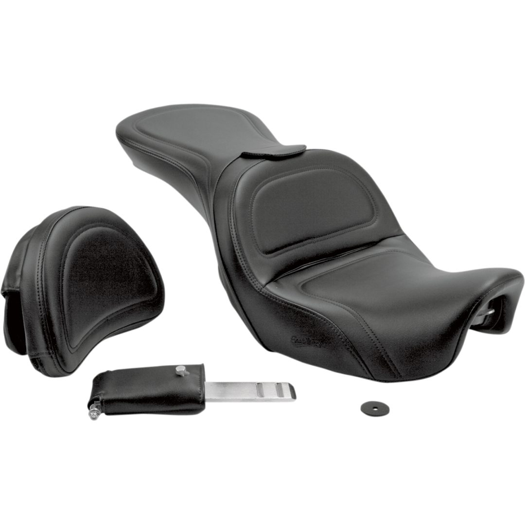 Sadel Explorer Svart Med Ryggstöd SADDLEMEN SEAT EXPLORER BR DYNA – bild 2